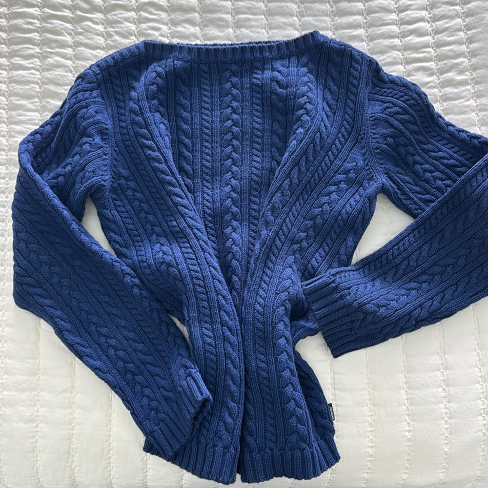 Ralph Lauren Boat Neck Cable Knit Sweater, Size M